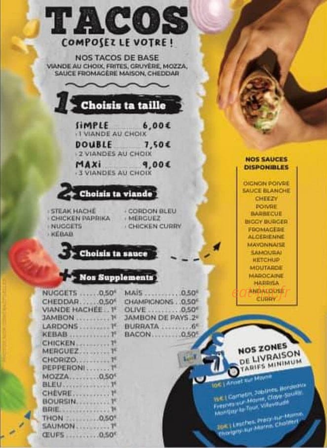 Annet Pizza — carte page 3