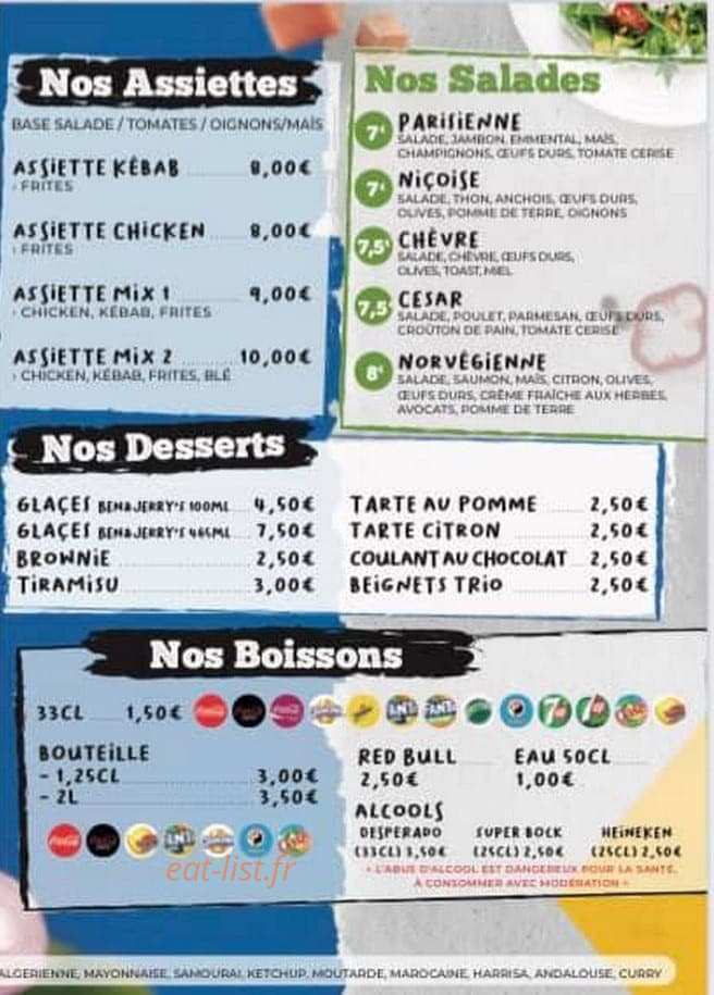 Annet Pizza — carte page 6