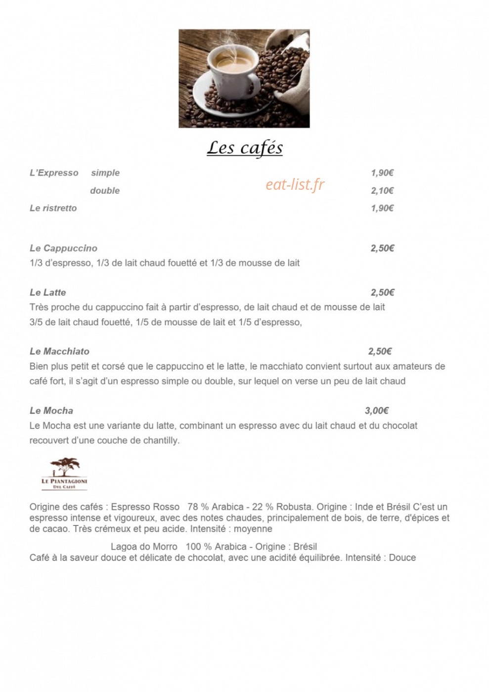 Terroir & Saveurs — carte page 2