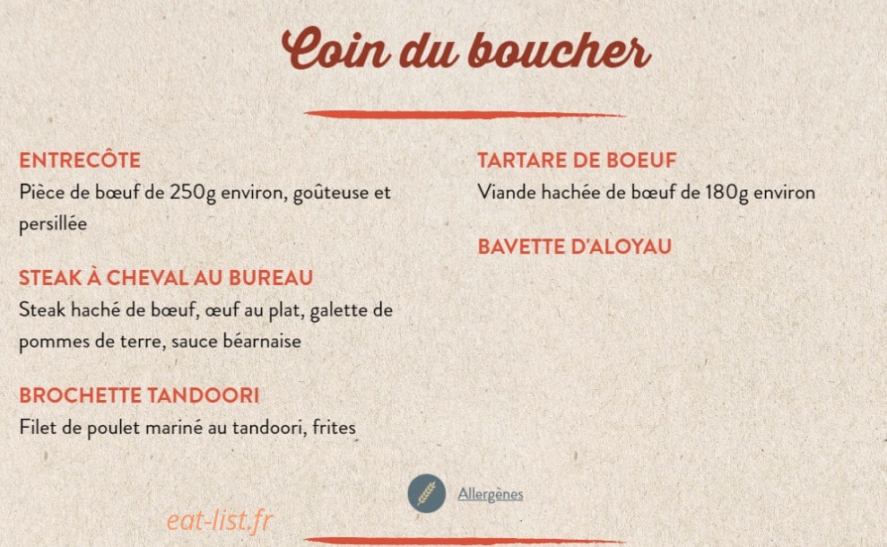 Au Bureau — carte page 3