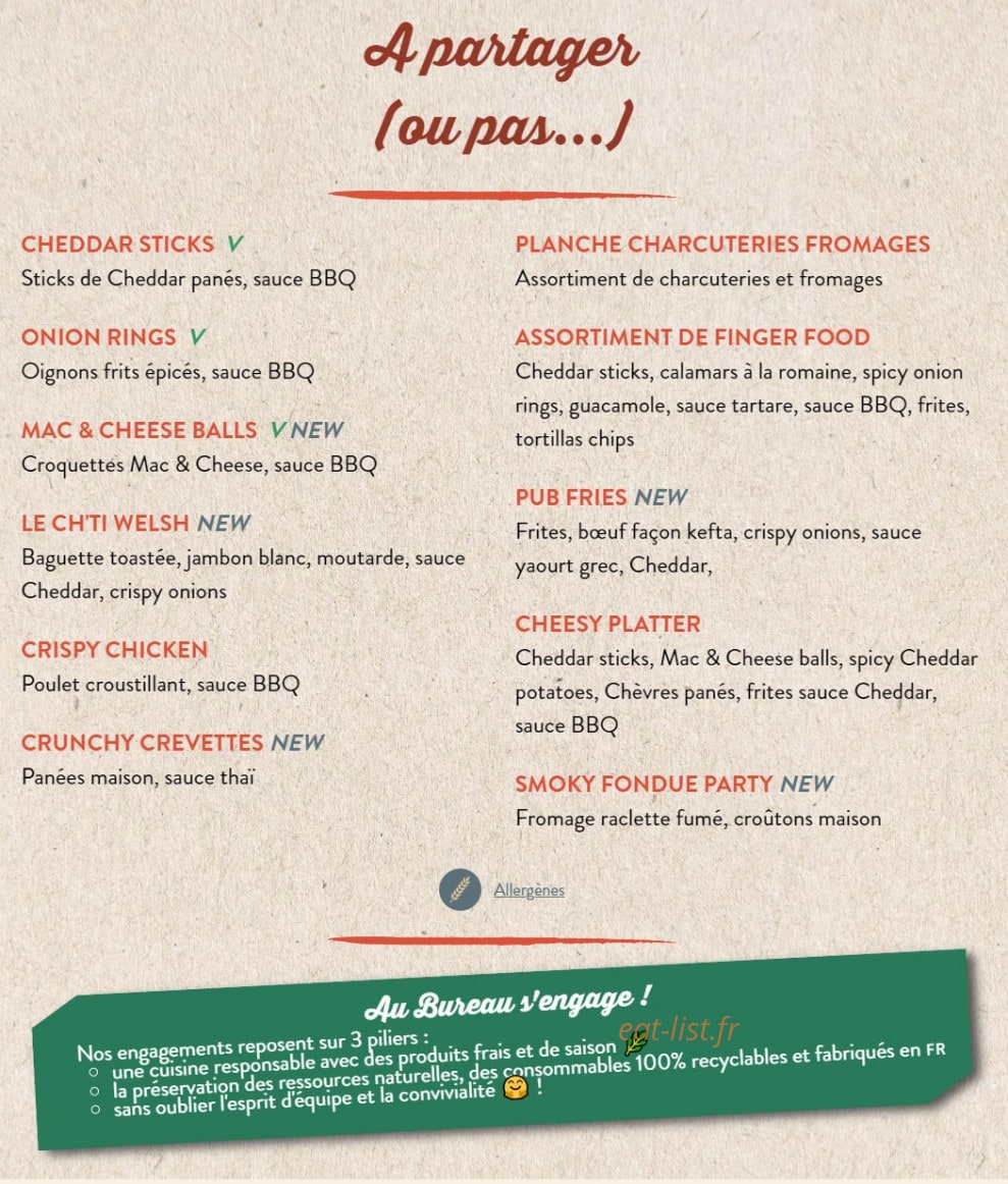 Au Bureau — carte page 1