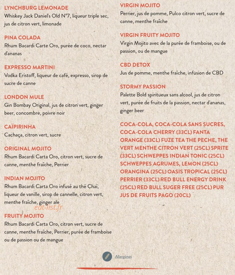 Au Bureau — carte page 9