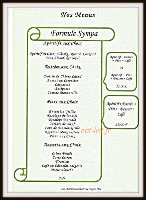 Casa Mia — carte page 9