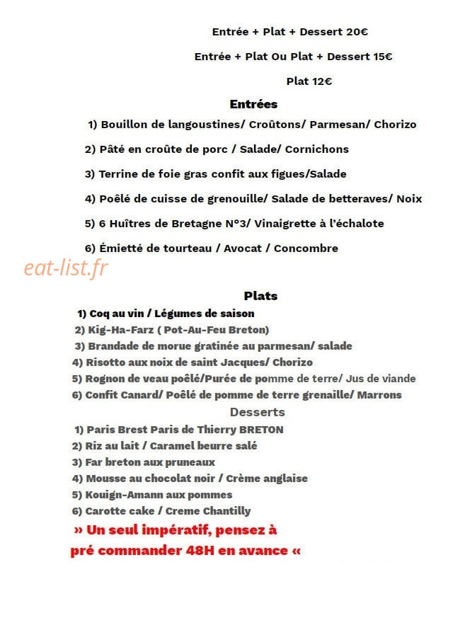 Chez INA — carte page 1