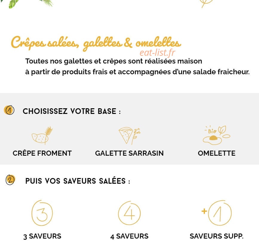 Crêpe Touch — carte page 1