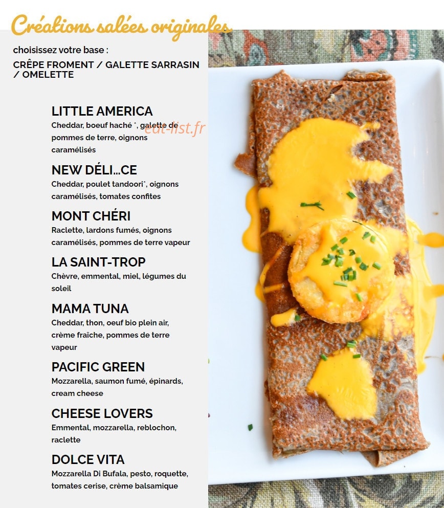 Crêpe Touch — carte page 3