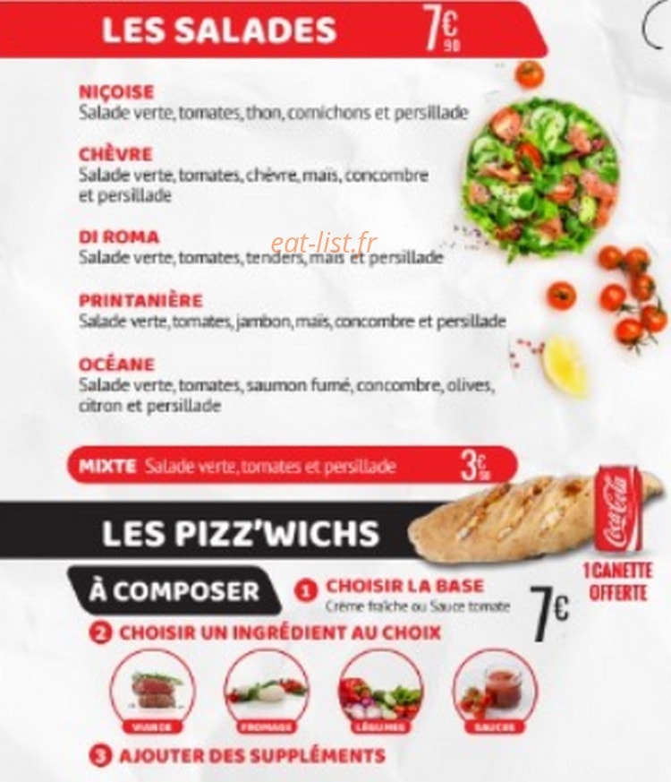 Hotimes Pizza — carte page 6