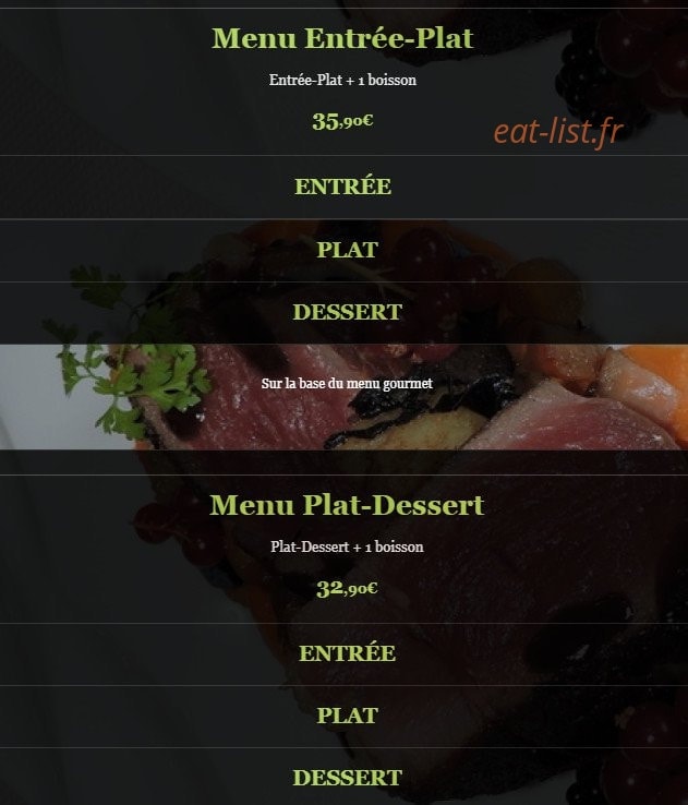 La Closerie — carte page 9