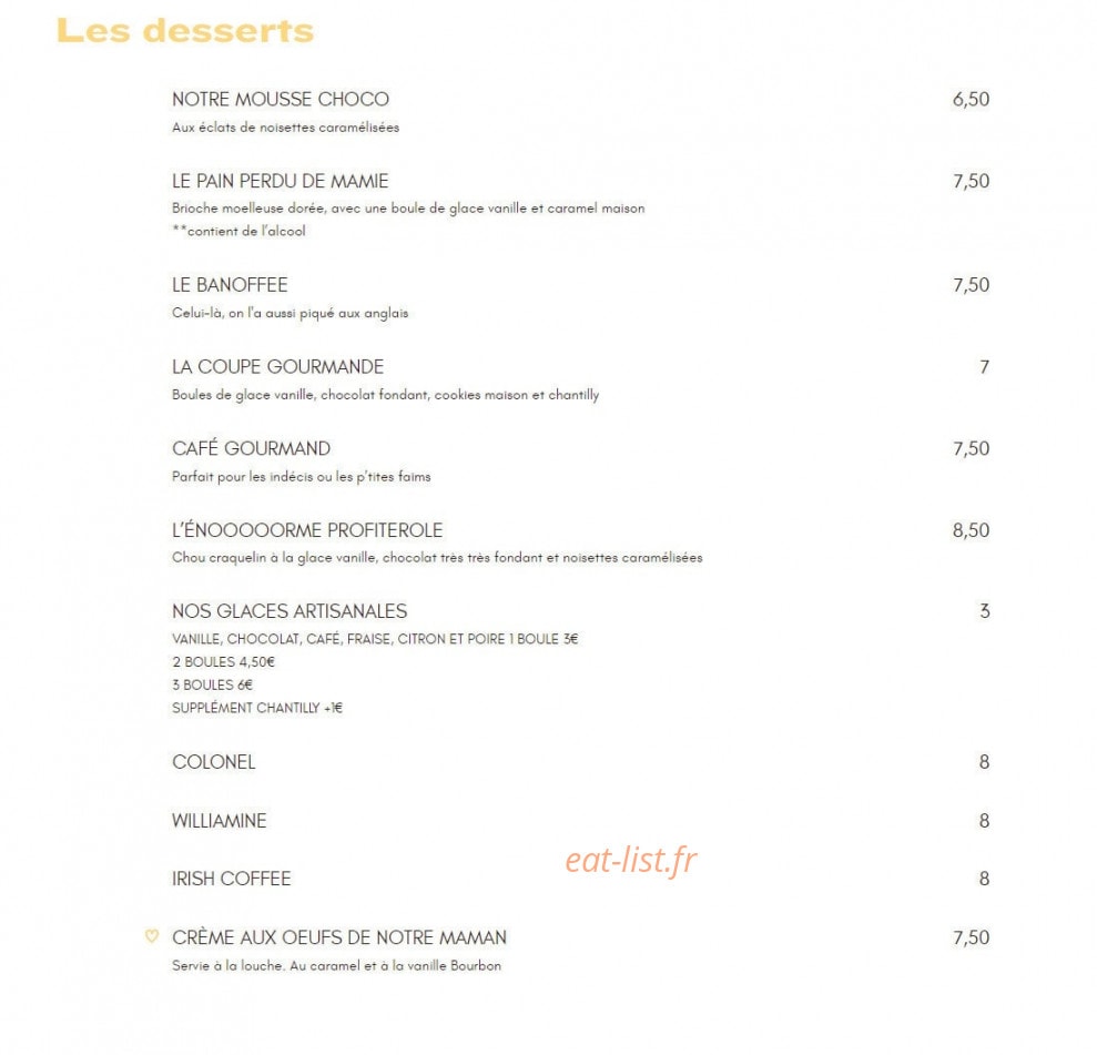 La Côte & l'Arête — carte page 6