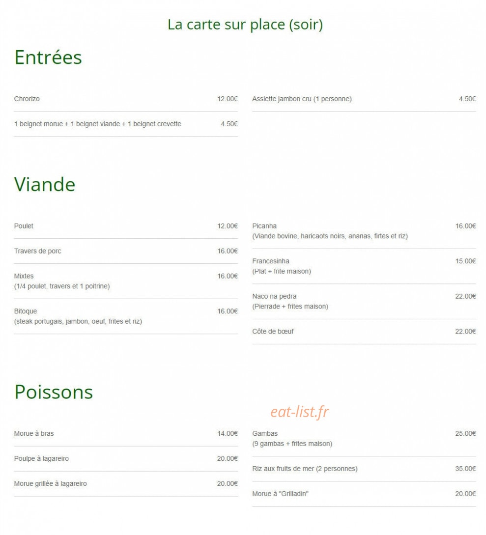 Le Grilladin — carte page 2