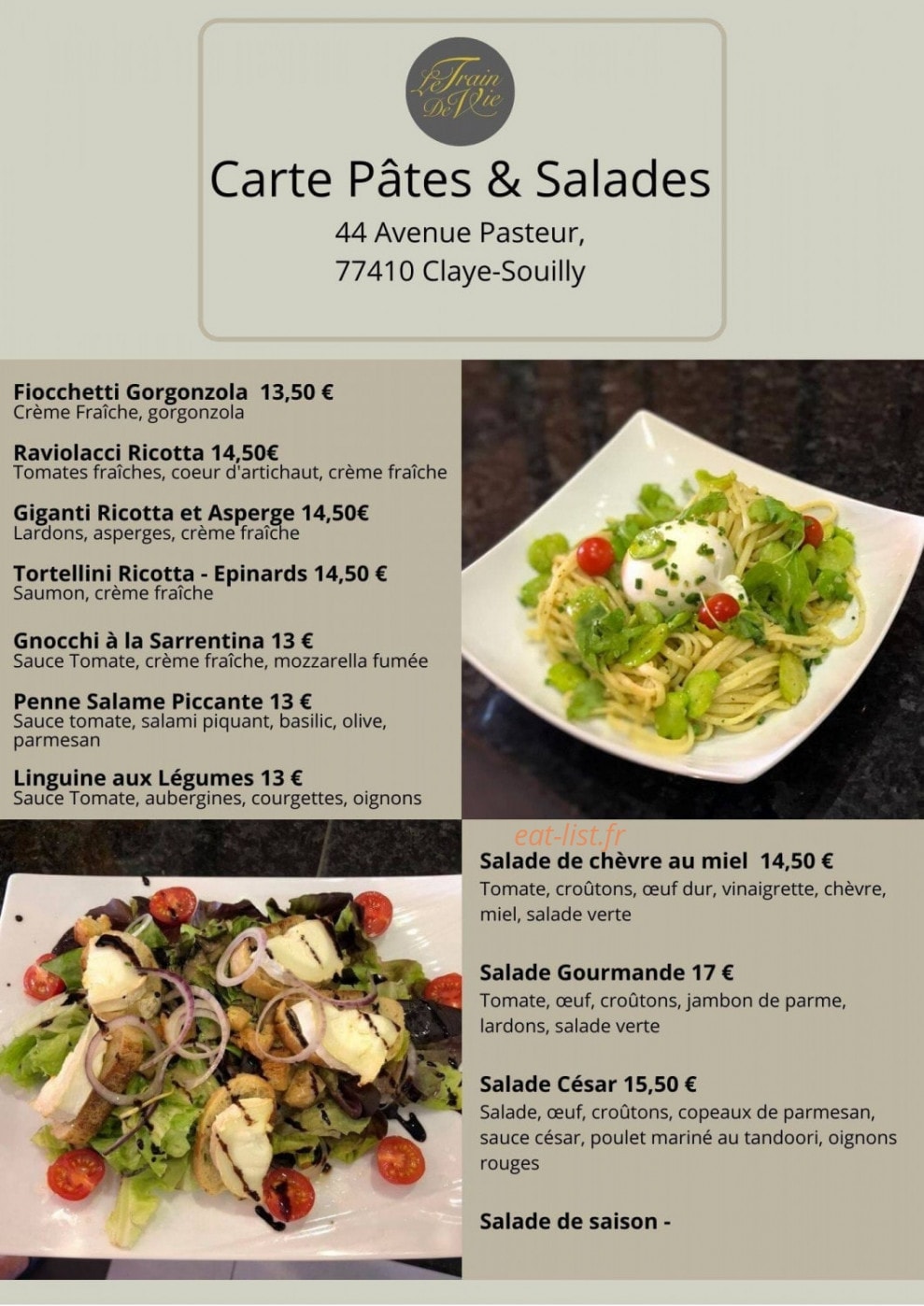 Le train de vie — carte page 2