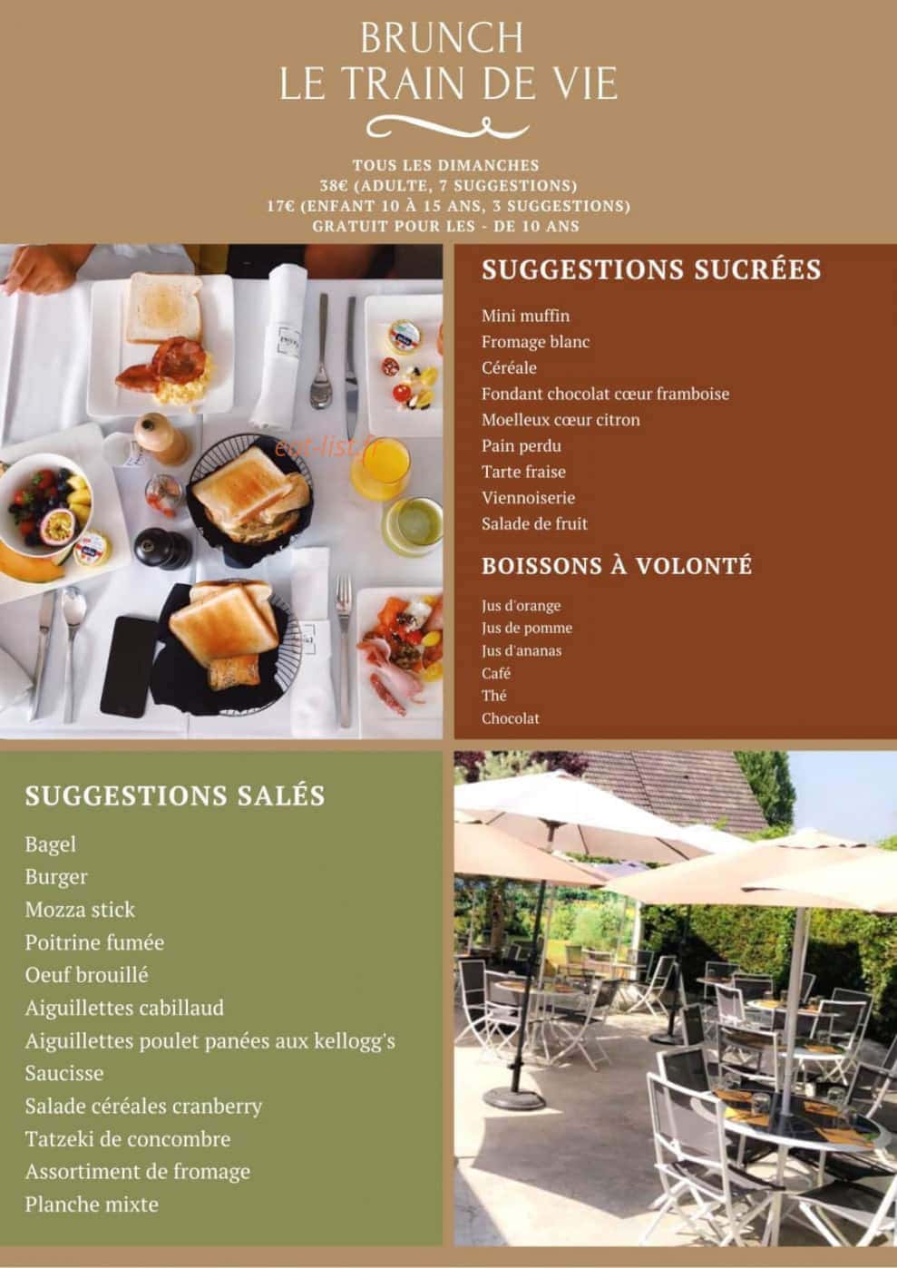 Le train de vie — carte page 1