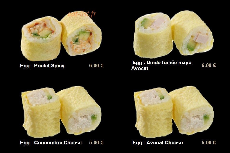 Sushi plaza — carte page 9