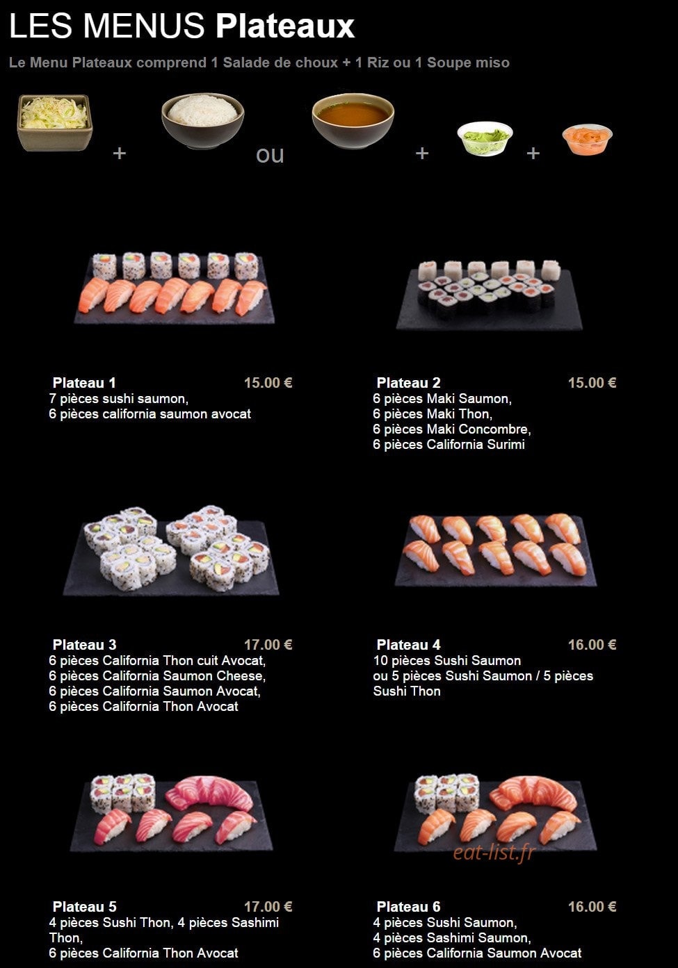 Sushi plaza — carte page 2