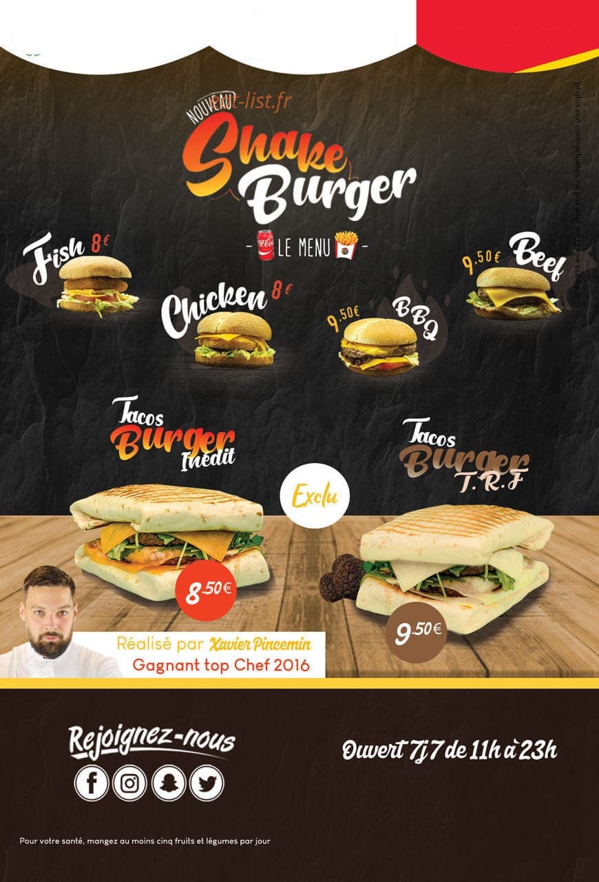 Tacoshake — carte page 5