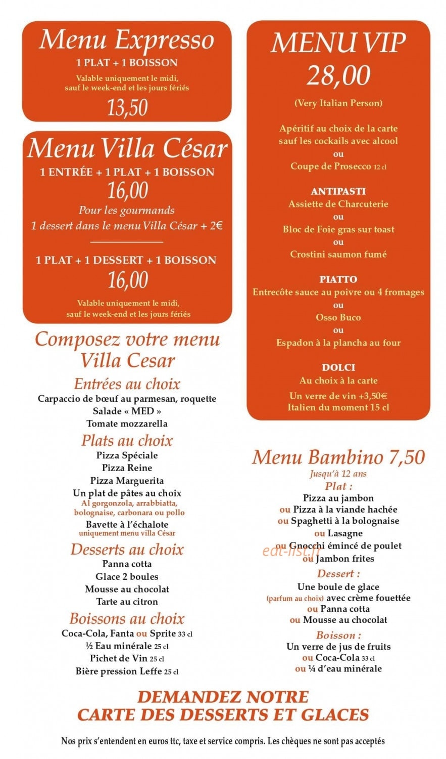 Villa César — carte page 2