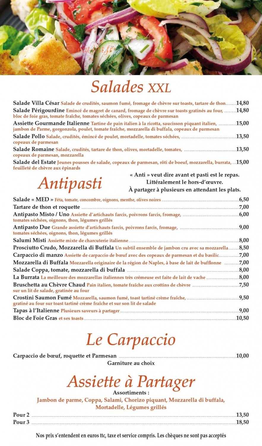 Villa César — carte page 7