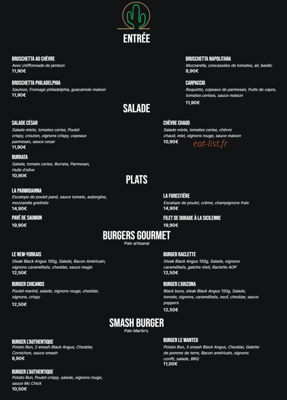 L'arizona — carte page 1