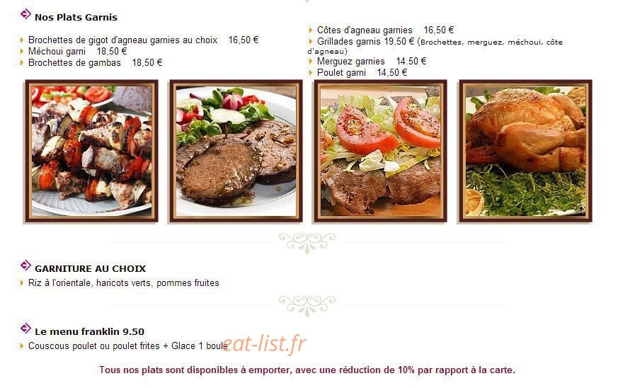 La Perle Du Maroc — carte page 4
