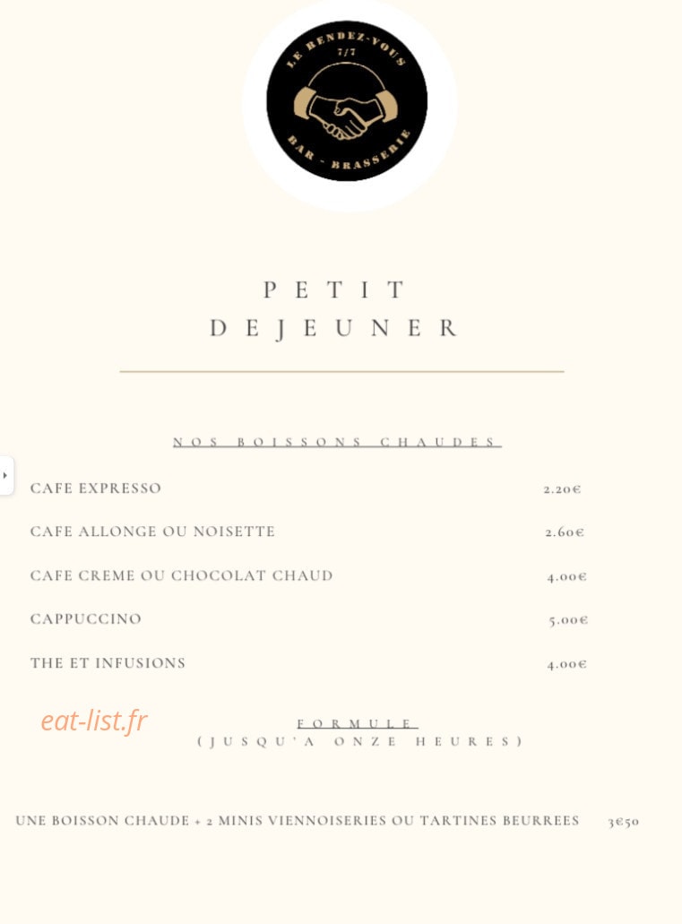 Le rendez-vous — carte page 3