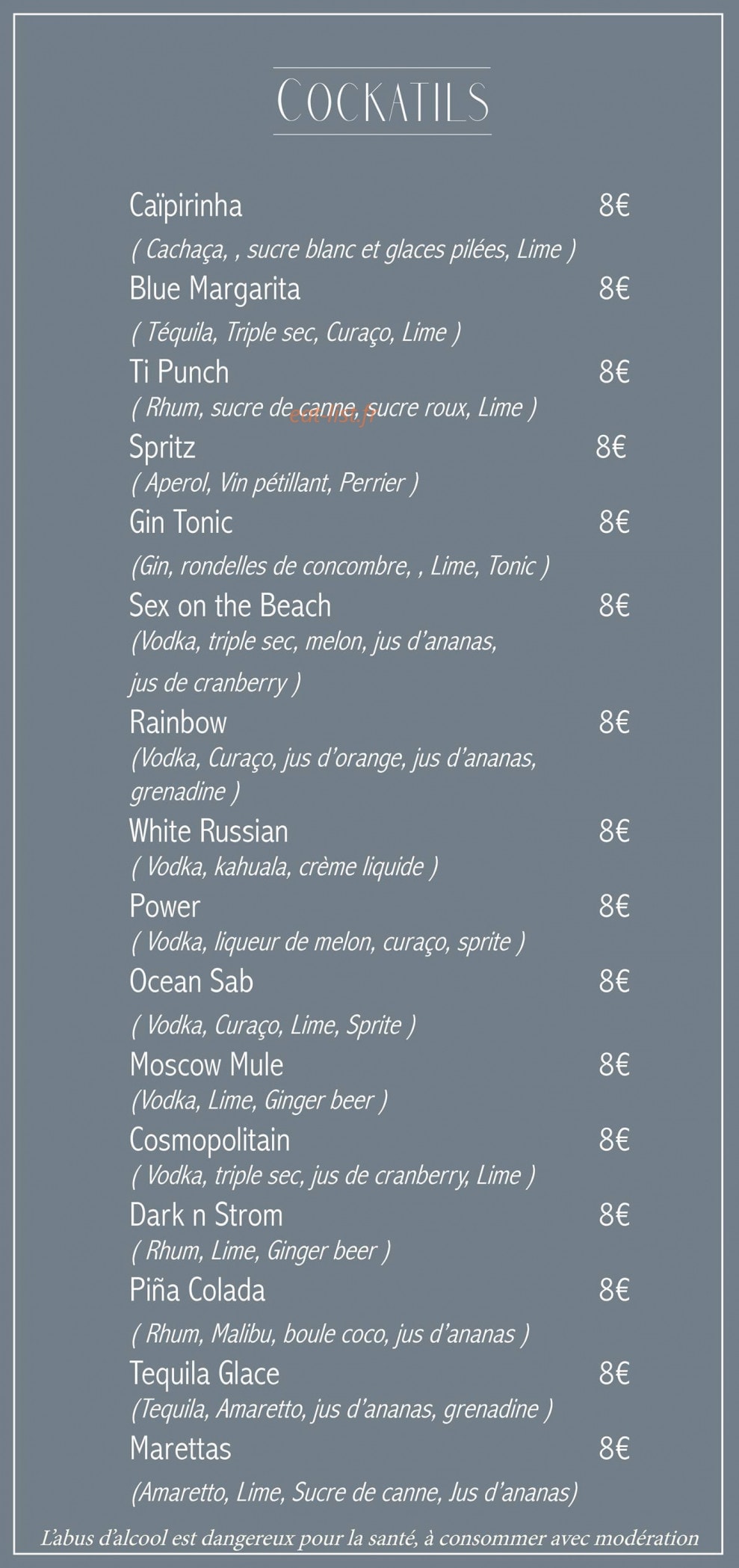 Tommy's — carte page 6