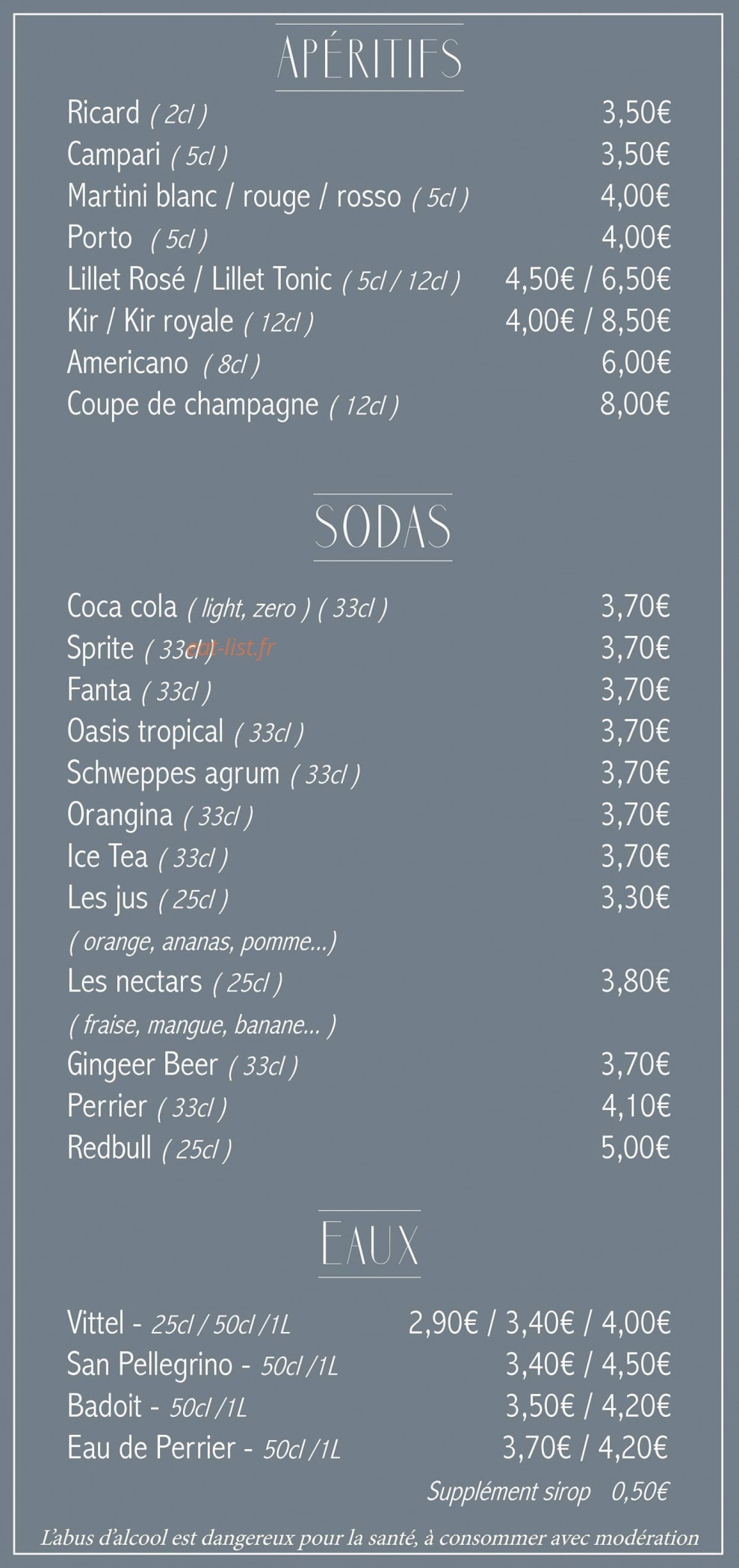 Tommy's — carte page 2