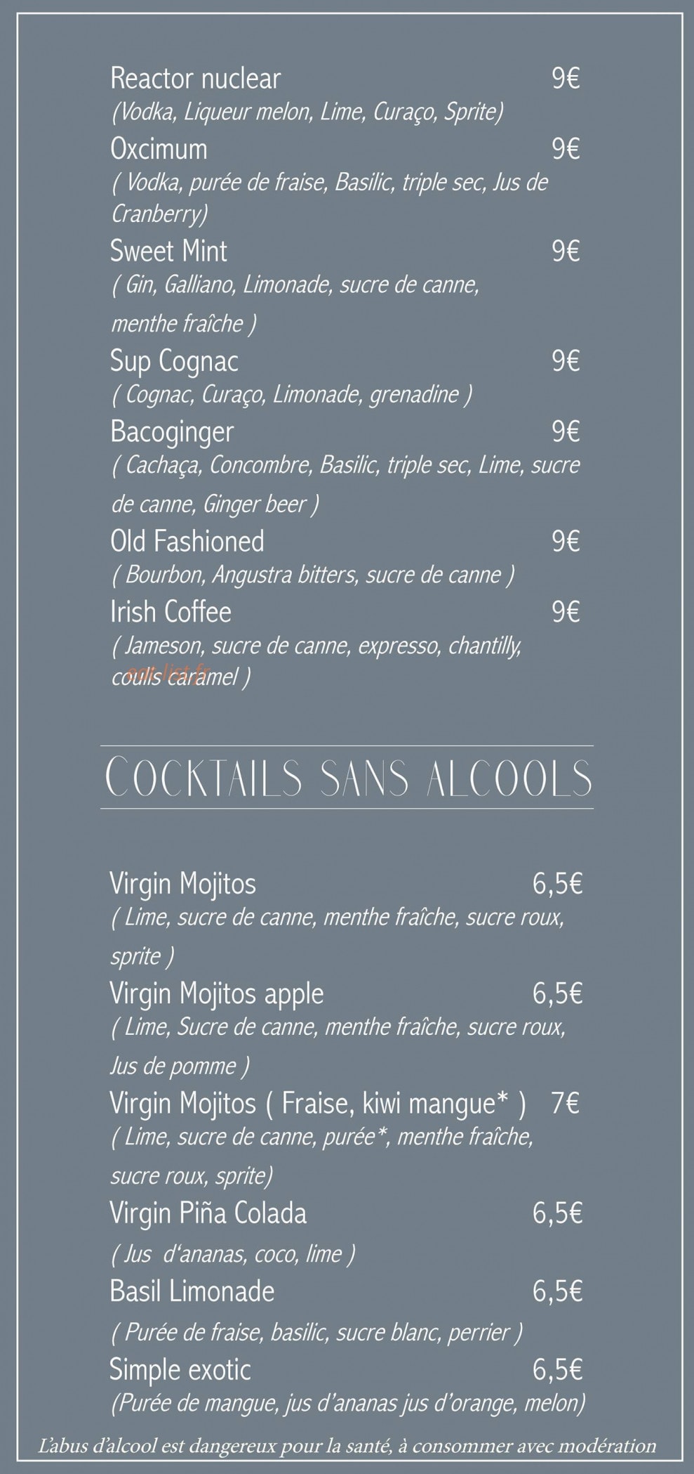 Tommy's — carte page 7