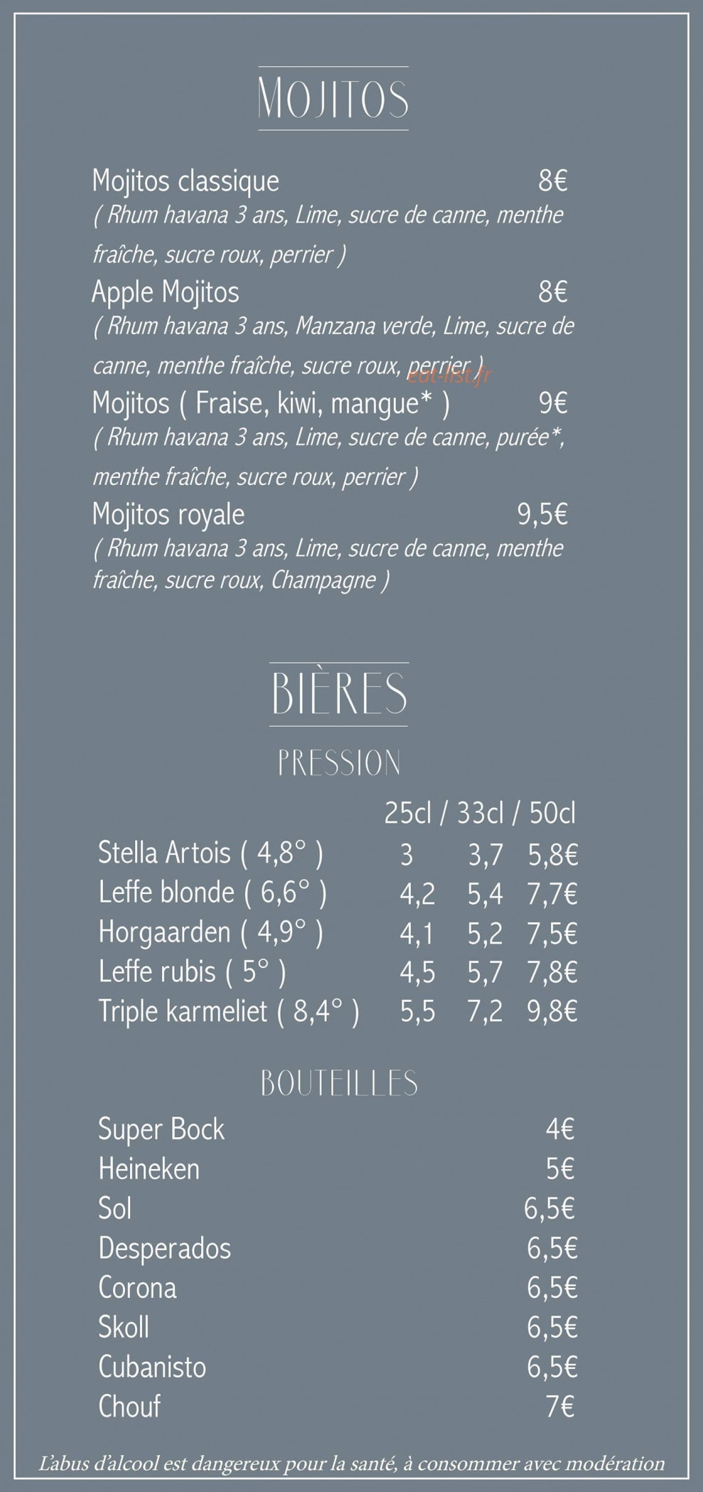 Tommy's — carte page 8