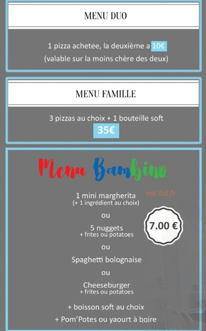 La fabrik à pizza — carte page 5