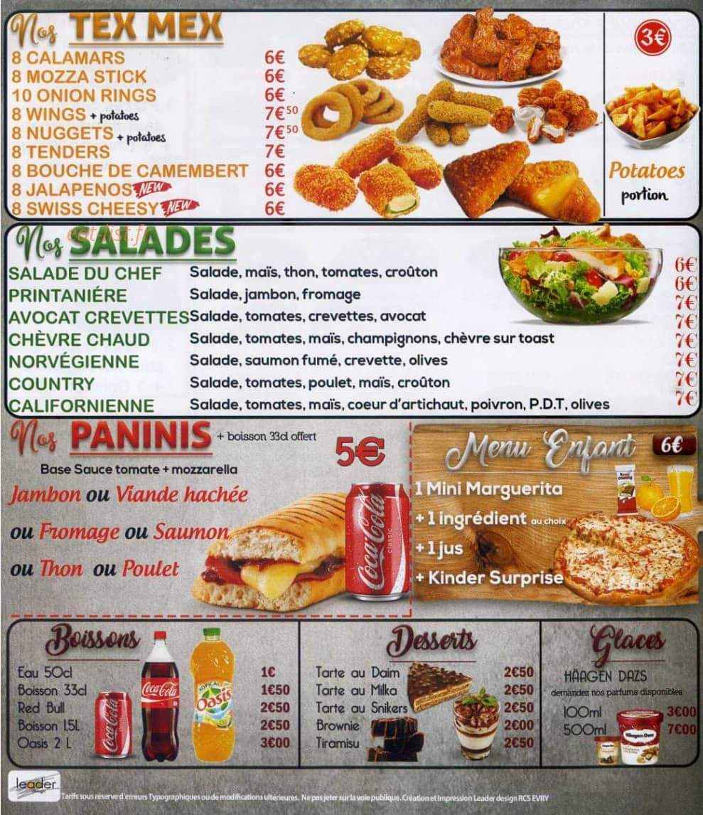 Pizza Maestro — carte page 4