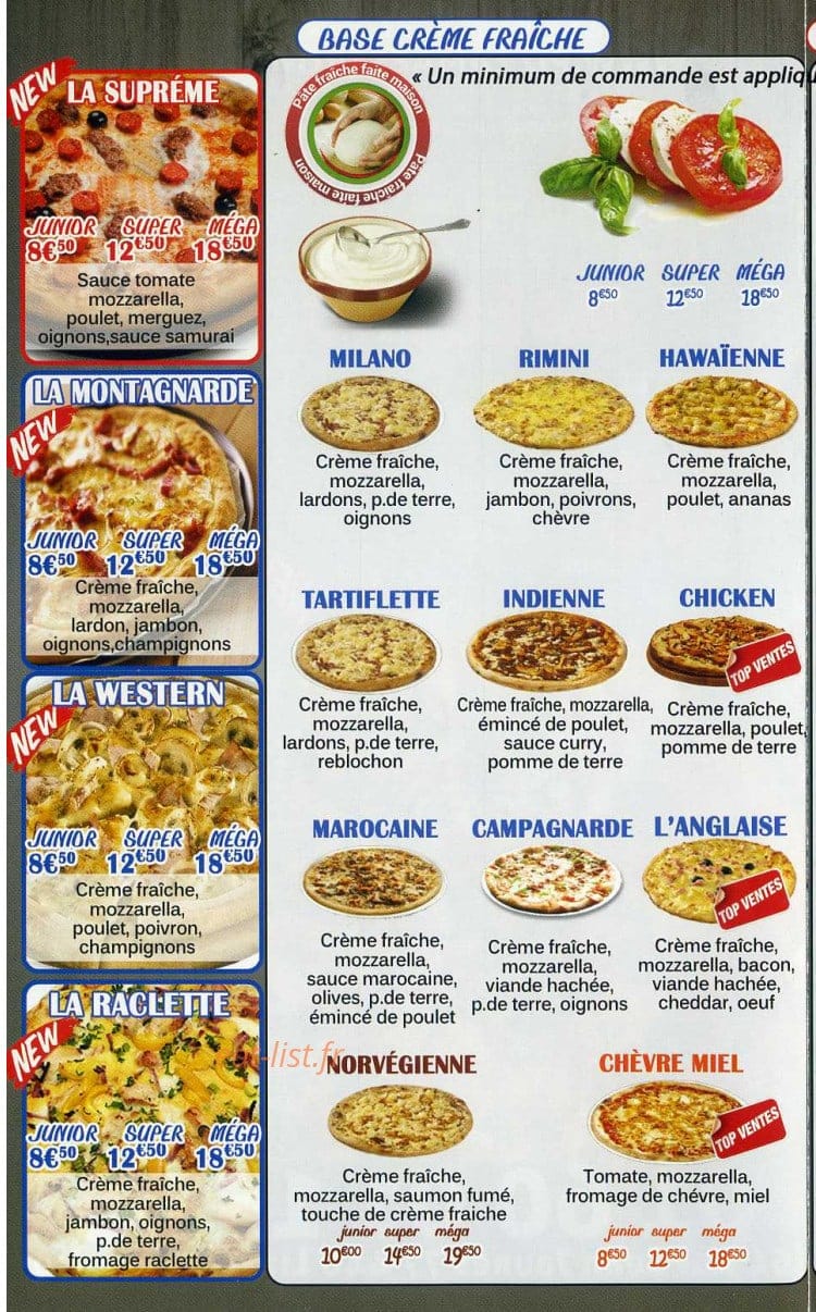Pizza Maestro — carte page 2