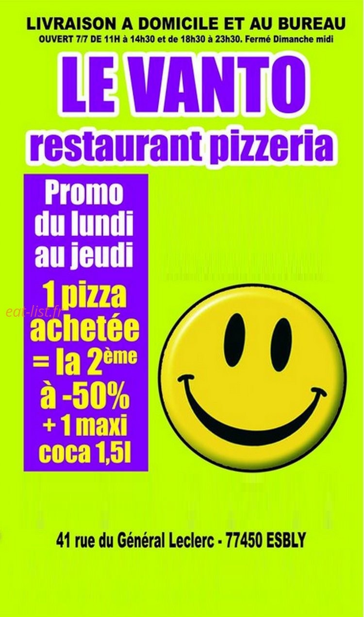 Le Vanto — carte page 1
