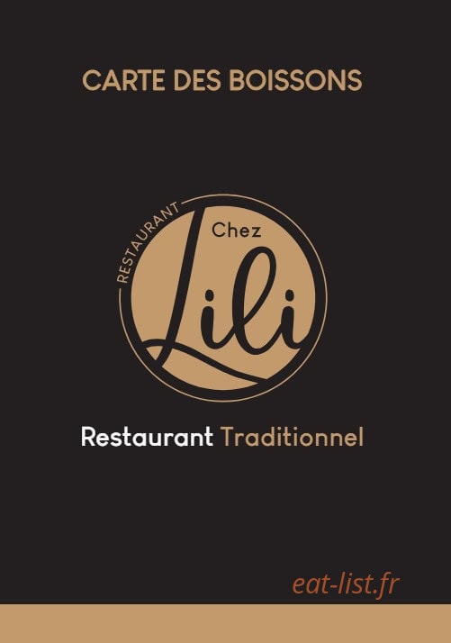Chez Lili — carte page 2