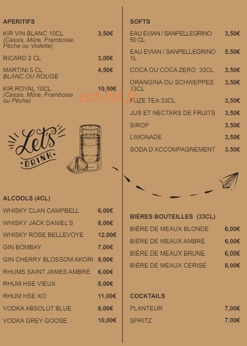 Chez Lili — carte page 4