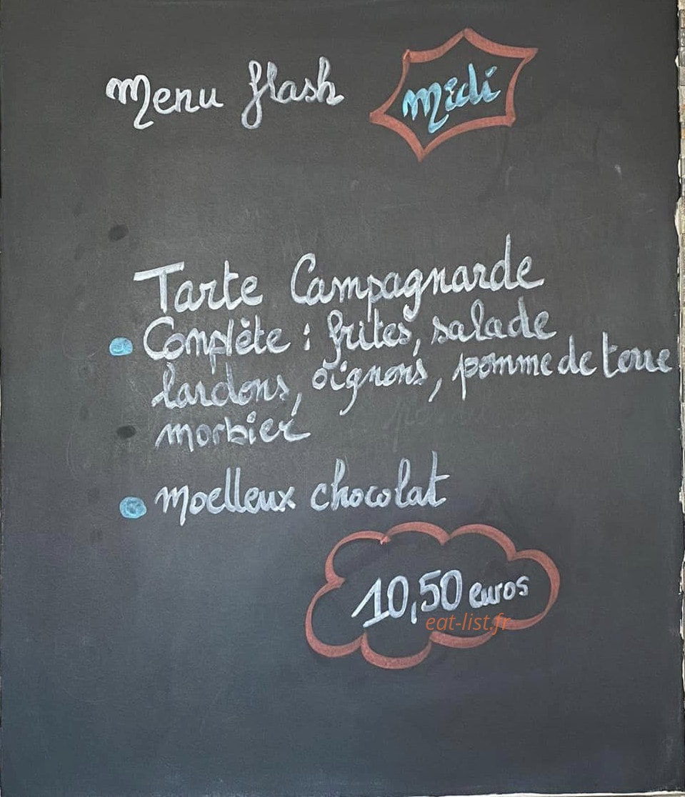 Le Bar Et Vous — carte page 2
