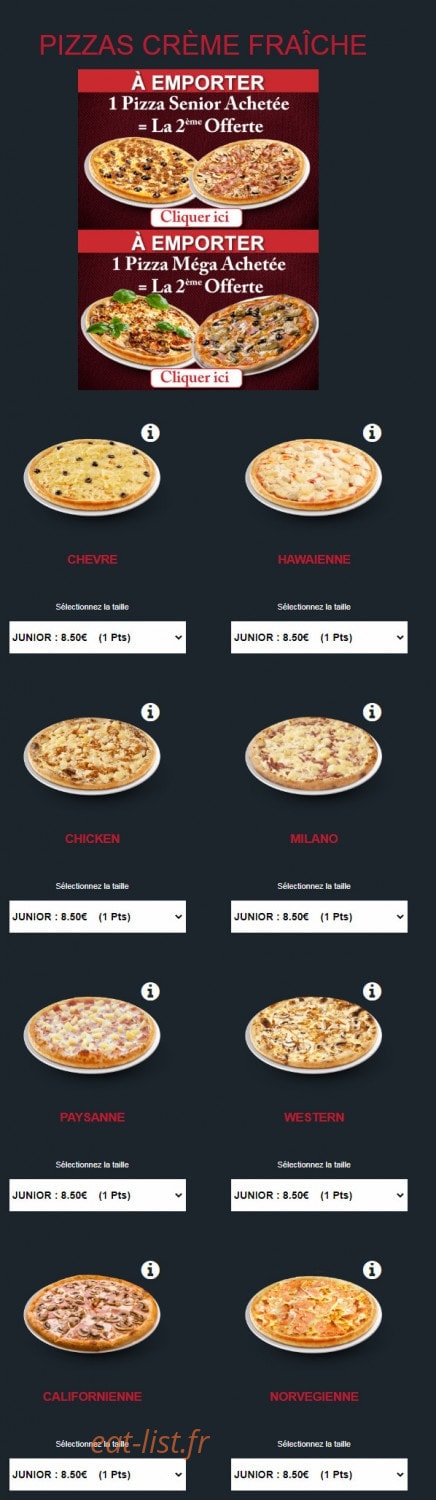 Pizza Dream's — carte page 5