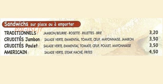 Pizza Gourmande — carte page 3