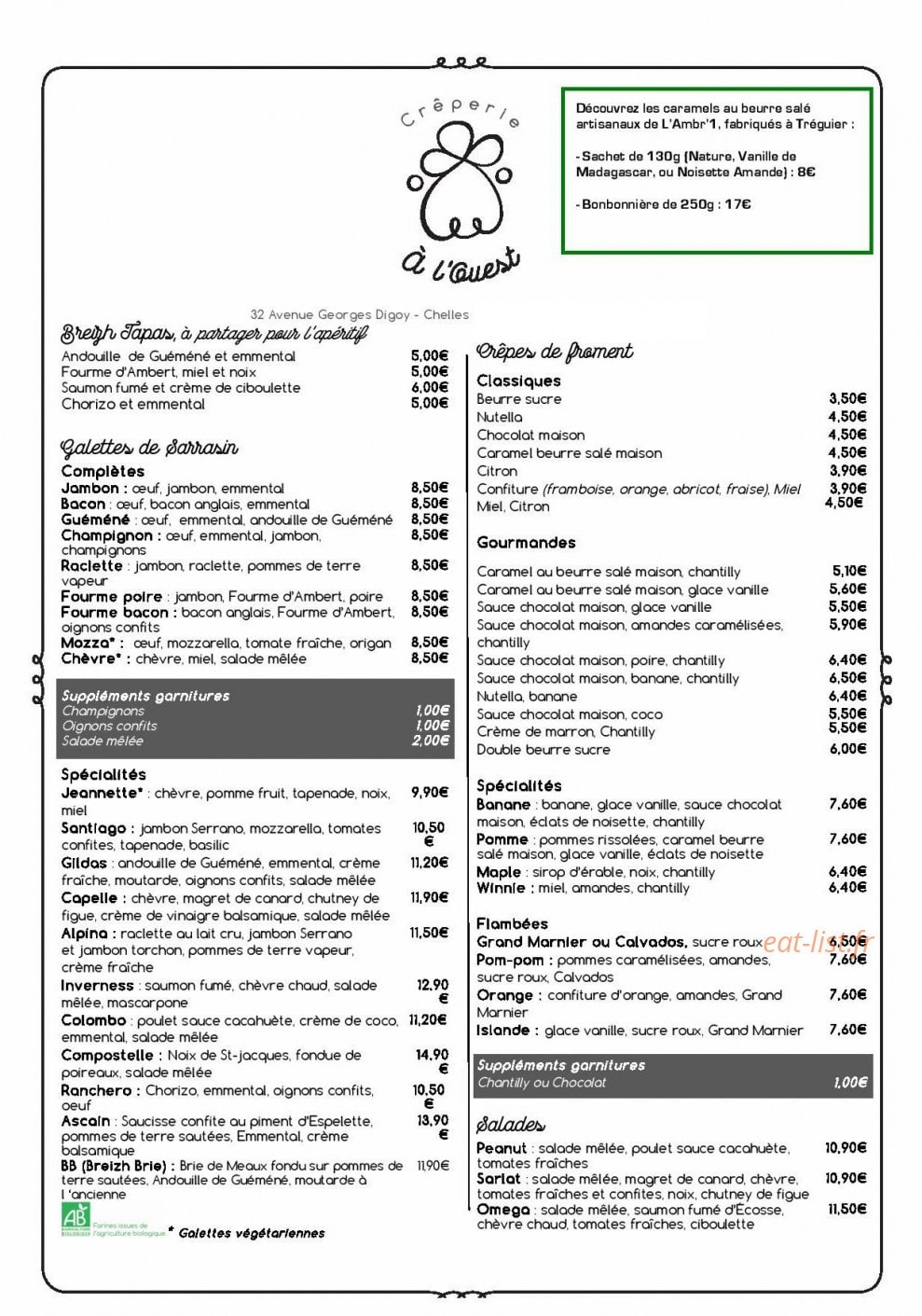 A L'Ouest — carte page 1