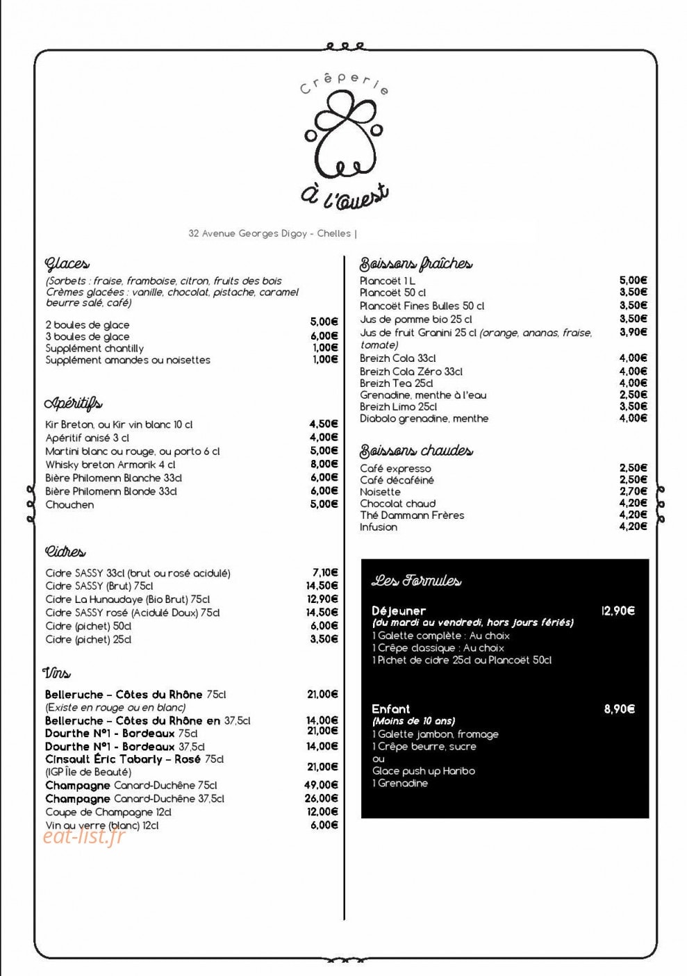 A L'Ouest — carte page 2