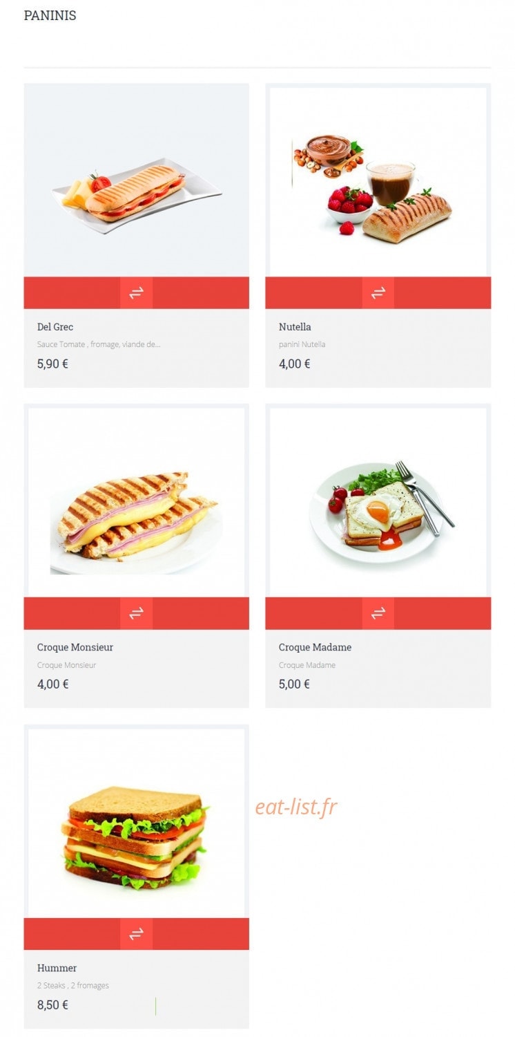 Allo Pizza — carte page 34