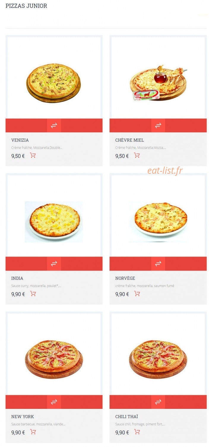 Allo Pizza — carte page 6