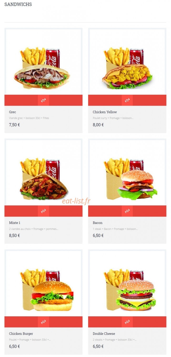 Allo Pizza — carte page 38