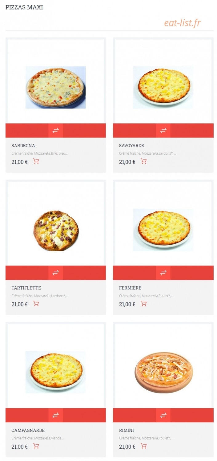 Allo Pizza — carte page 22