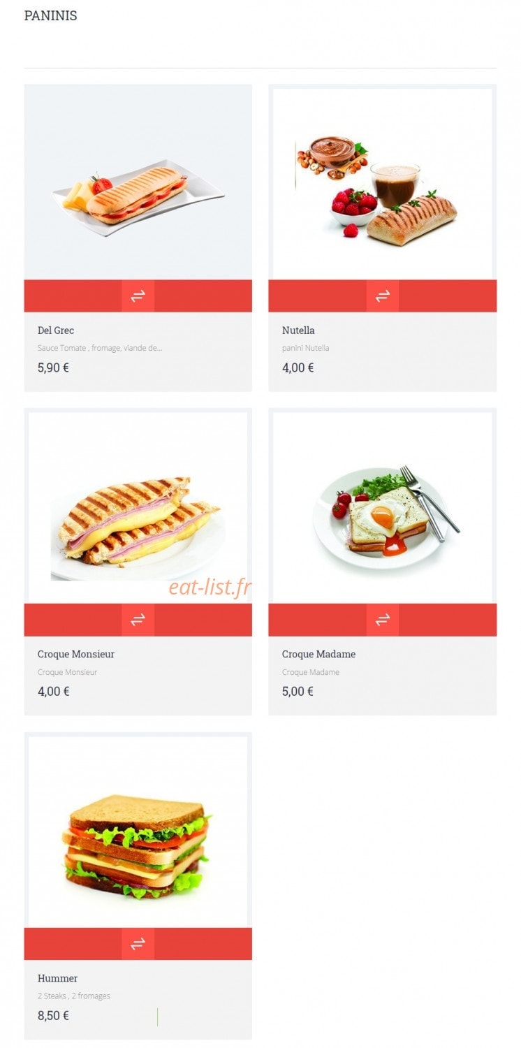 Allo Pizza — carte page 33