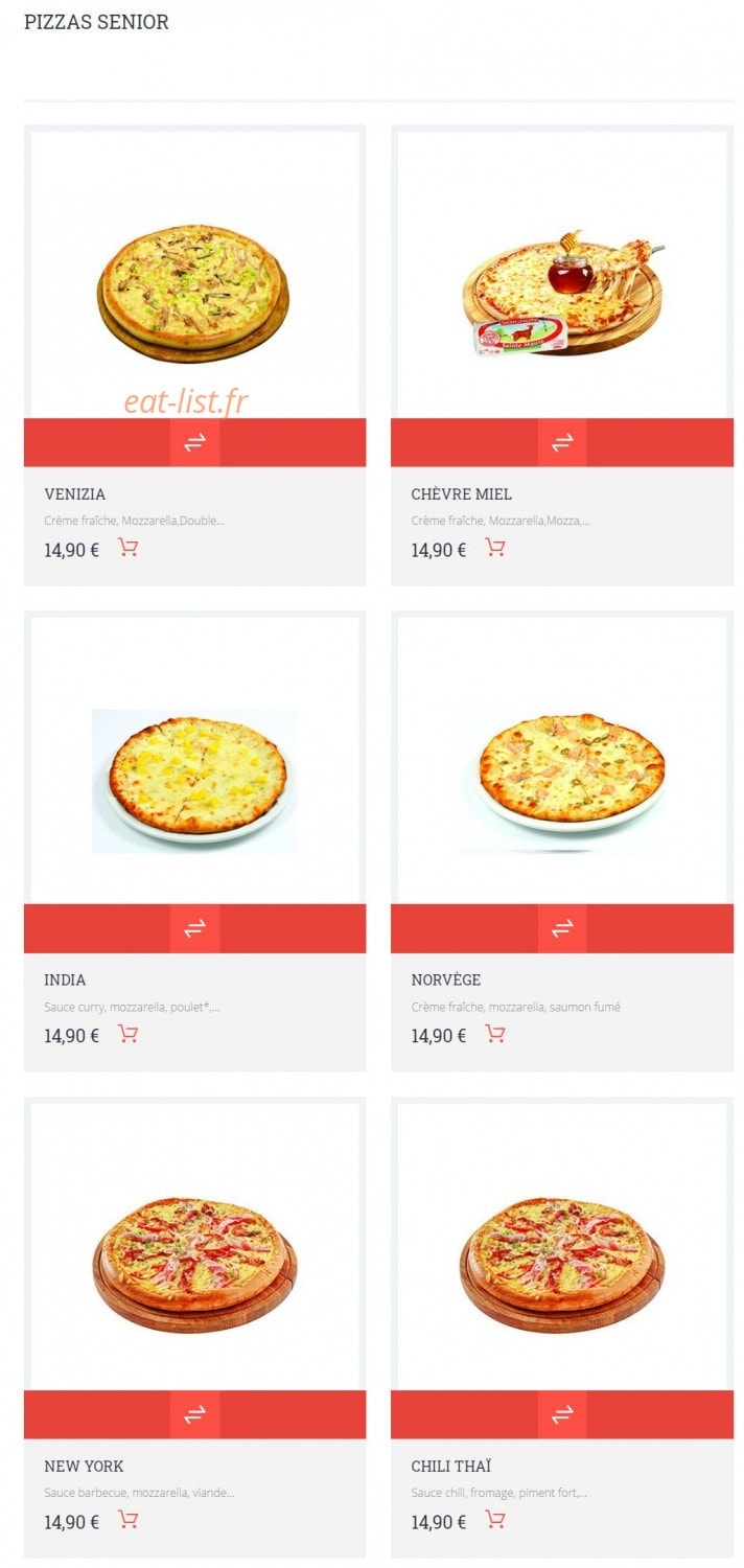 Allo Pizza — carte page 12