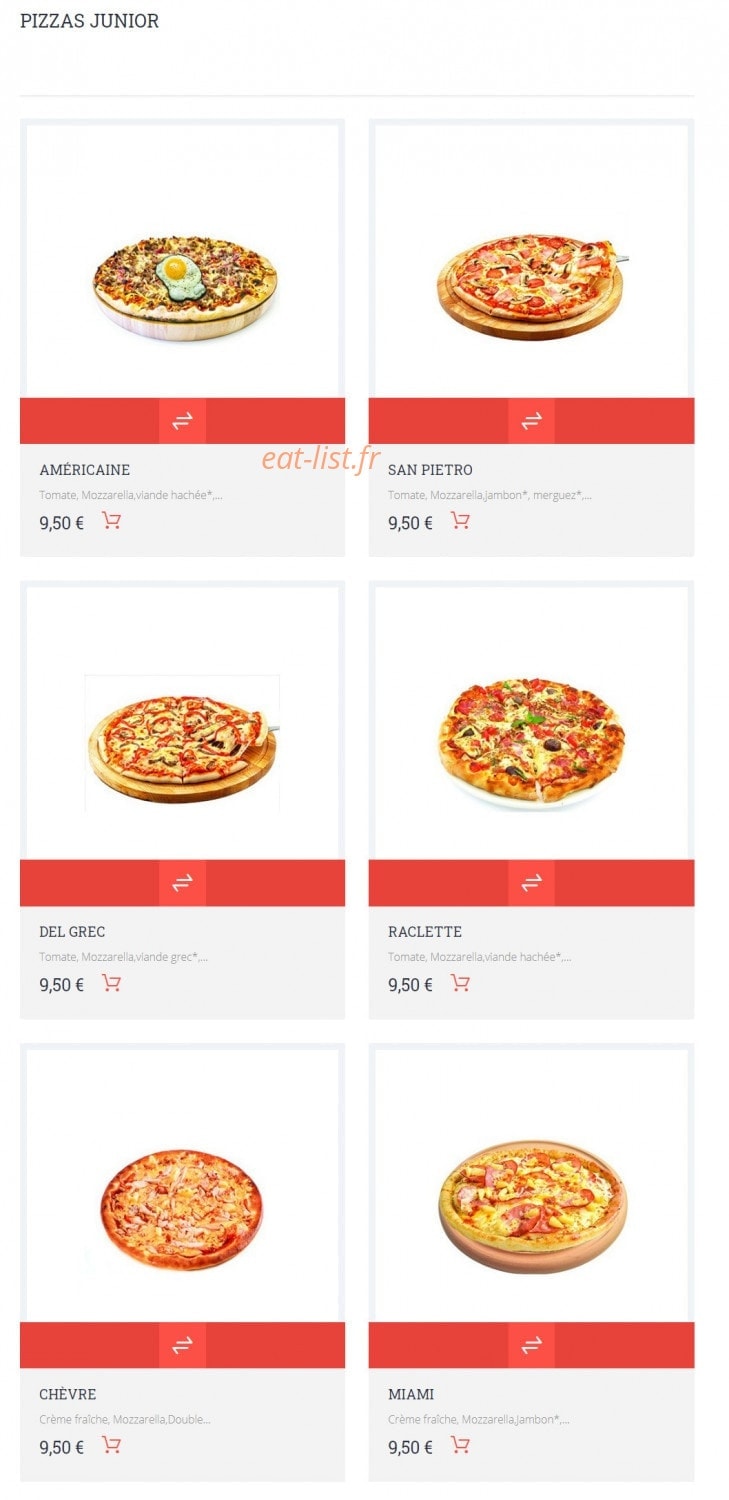 Allo Pizza — carte page 4