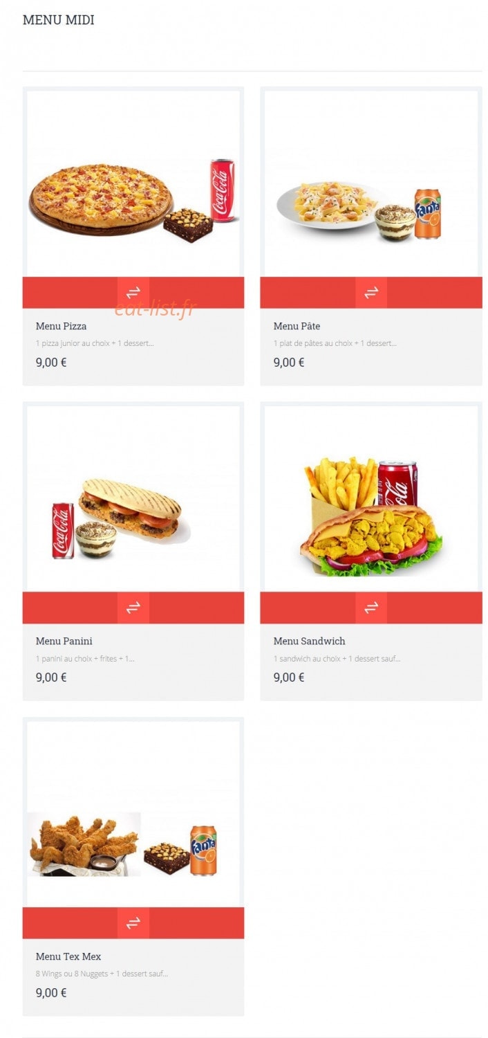 Allo Pizza — carte page 36
