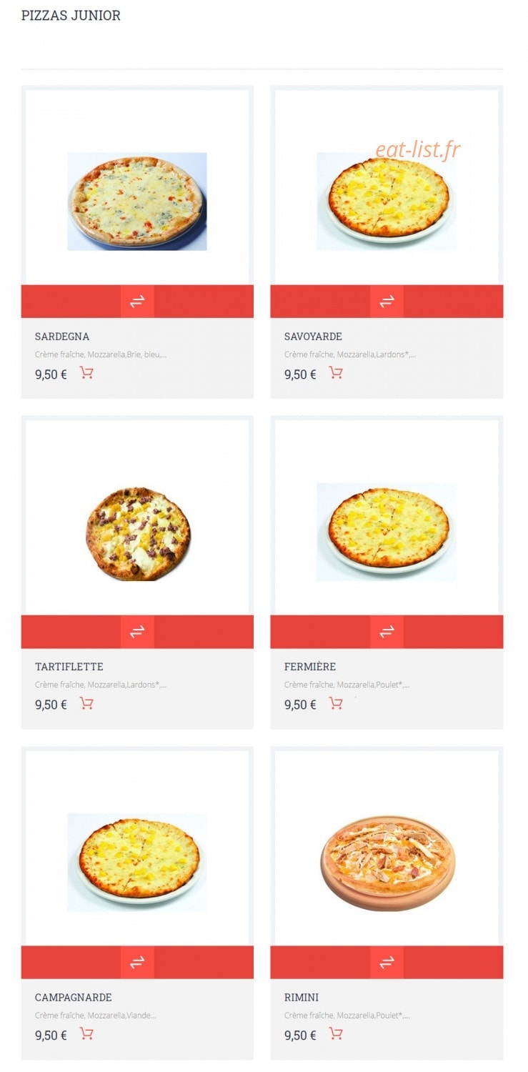 Allo Pizza — carte page 5