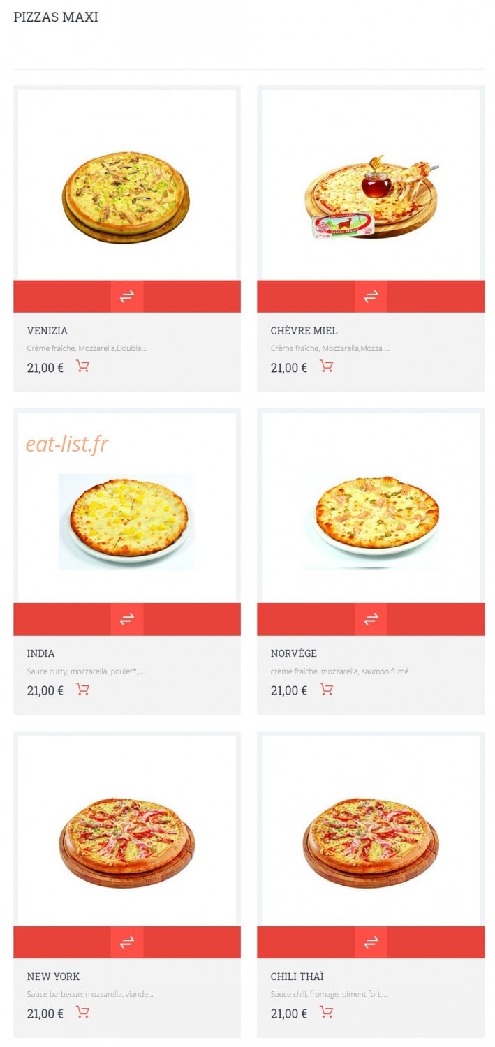 Allo Pizza — carte page 23