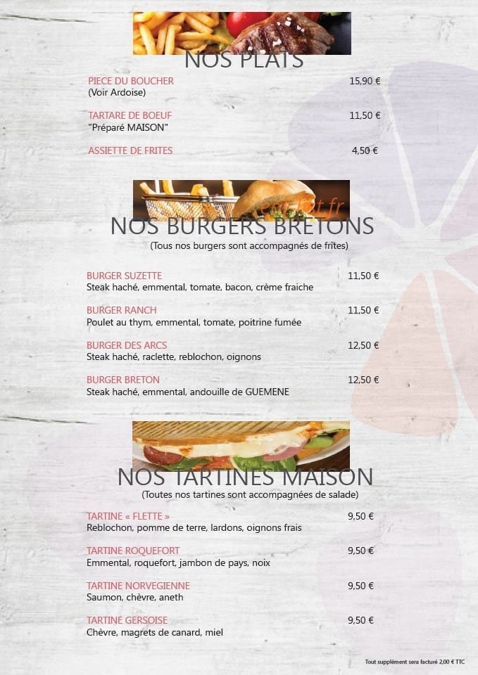 Crêp Suzette — carte page 4